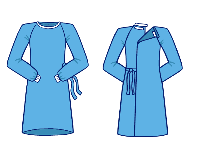 Халаты хирургические Евростандарт комфорт